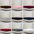 Jersey Fitted Bed Sheet,Unique Color's, Single Bed, Double bed, King Size Stretchable Soft Fitted sheet, Mattress Coveri. 