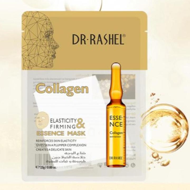 DR.RASHEL 1 Piece COLLAGEN ELASTICITY&FIRMING SHEET MASK 25G DRL-1501