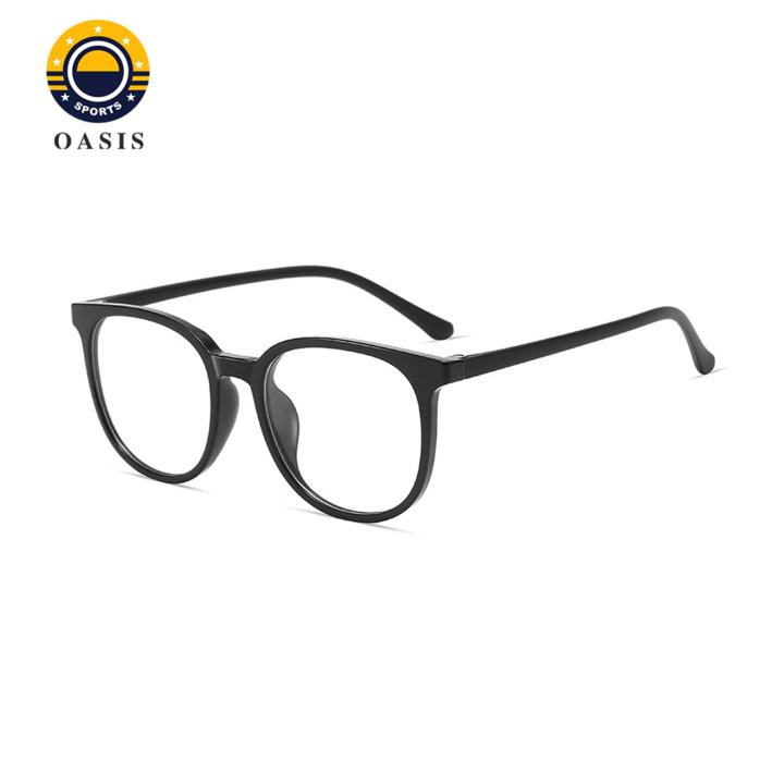 Oasis Digital Screen Protection Glasses Stylish Anti-blue Light Glasses for Office Use Reduce Eye Fatigue Protect Eyes from Harmful Blue Light Unisex Retro Design with Strong Hinge Perfect for Blue Light