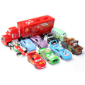 Poppies Muoe Disney Pixar Cars 3 Lightning McQueen 95 Racing Series 1:55 Diecast Metal Alloy Vehicle Container Truck Boy Kid Collection Toys. 