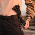 Outdoor Multifunctional Gloves Hanging Buckle Climbing Rope Storage Buckle Carabiner Adjustable Fireman Glove Hanging Buckle. 