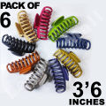 Pack of 6 hair catchers hair clips and claws with extra strong grip in multicolor for girls, women and ladies.. 