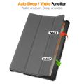 Case for Amazon Fire HD 10 (2023) 10 inch Tri-Folding Stand Smart Leather Tablet Cover For Fire HD 10 2023 Case. 