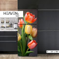 Fridge Sticker Wrap, Vinyl PVC, Door Wrap, Self-adhesive, Waterproof, PVC by Elegant Decore. 