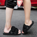 OIMG Men Women Unisex Beach Sandals Light Weight Shoes Double Strap Adjustable Slipper Man Sandal. 