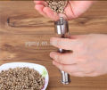 Salt / Pepper Grinder Gourmet Original Pump and Stainless Steel and Acrylic One Hand Operation Grind Herb or Spice Cooking Gadgets (01 Pcs). 