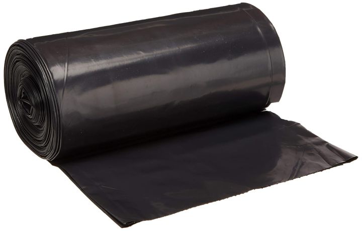 1 Roll -Extra Large Size Garbage bag- 30 x 50 Inches Garbage Bags for dustbin- Unscented, Black - 06 Bags per roll - For kitchen - for home - for office - For travel