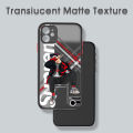 UCUC for iPhone 13 Pro Back Cover Personality Supreme Boys Frosted Transparent Hard Phone Case Thin Shockproof Full Cover Camera Protect Case. 
