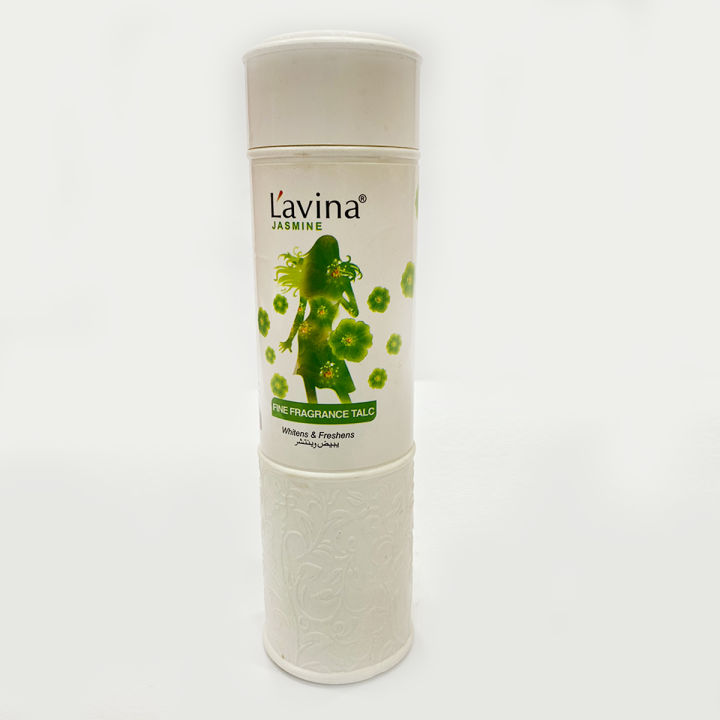 Lavina Jasmine - Fine Fragrance Talc - Whitesn & Freshens - 120 Gram