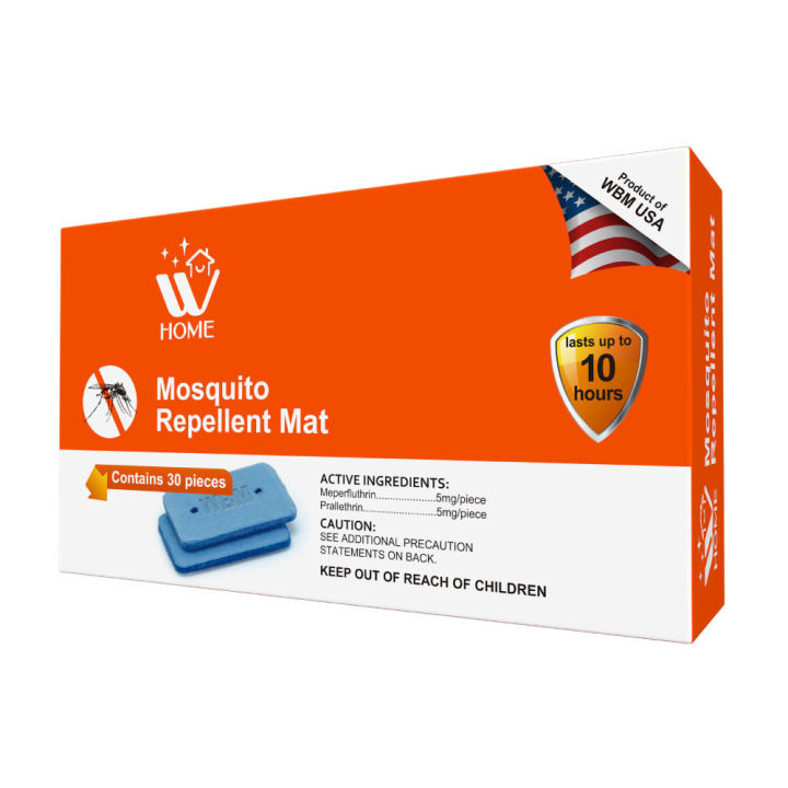 W Home Mosquito Repellent Mat - 30 Pcs | Mosquito Killer Upto 10 Hours