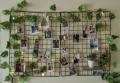 FREE FAIRYLIGHT ALONG | Aesthetic Metal Grid Wall Panel for Decoration 🖤 | Photo Display with Wooden Clips & Cards | 1.5 x 2 ft Metal Grid Wall Decor  Home items, Perfect for any Wall, stylish memo board, Inbox Us for Cards/Stickers  Customization. 
