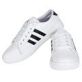 White Trendy Women's Casual Sneakers Comfortable, Stylish, and Versatile Footwear for Everyday Wear. 