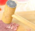 Meat Tenderizer Wooden Meat Tenderiser Hammer Mallet Kitchen Pounder Tool for Steak, Lamb, Chicken, Fish, Nuts, Ice & more. 