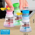 Fan Faucet 360 Adjustable Water Saving Nozzle Clip Style Fan Faucet Water Filter Faucet Filter, Booster Shower Kitchen Water Filter Tap Head, Home Kitchen Accessories. 