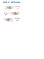 Pack of 60 Resistor - 1K,10k,100k Ohm 1/4W Carbon Film Resistor. 