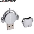 JASTER USB 2.0 Flash Drives Real capacity Cute Metal Cartoon Pen Drive 64GB Memory Stick 32GB 16GB 8GB Free Custom Logo Pendrive. 