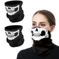 Skull Mask for Girls and Boys: Double Stitched Breathable Face Cover for Halloween mask for Halloween, mask for motorcycle ,half face mask , ghost face mask. 
