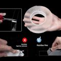 1Pcs Length 5M/3M Double-Sided Super Adhesive Tape, Heavy Duty Double Sided Clear NanoTape for Multipurpose Household Use, Removable Mounting Tape for Easy Item Placement, Strong and Reusable Transparent Gel Tape for Carpets and Posters. 