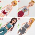 Barbie Doll Clothes and Barbi Body Accessories Barbi Outfit Handmade Party Wedding Dress Kids Toys Girls Gift 30 Cm. 