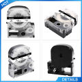 1PK Label Tape SS12KW SS18KW 12mm 18mm Labeling Ribbon Compatible EPSON Labelworks LW-400 LW-300 LW-700 LC-4WBN9 Label Printer Absurd Zon. 
