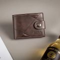 Balebaily PU Leather Men Wallets Short Multi-Card Trifold Wallet For Men's. 