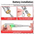 Highlight LED Test Pencil Electric Indicator Socket Detector Photometer 24-250V Voltmeter Test Pen. 