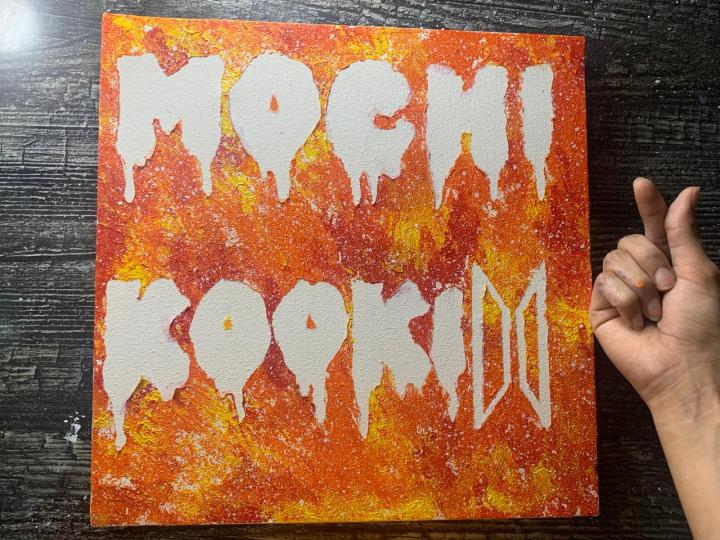 CUSTOMISED GIFT FOR FRIENDS, LOVER, FAMILY- NAME ART ON CANVAS- GIFTS FOR HIM, HER- BTS GIFTS