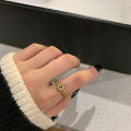 Trendy Queen Elizabeth Belt Ring for Memory Gold Color Stainless Steel Ring for Women Jewelry Gift Wholesale. 