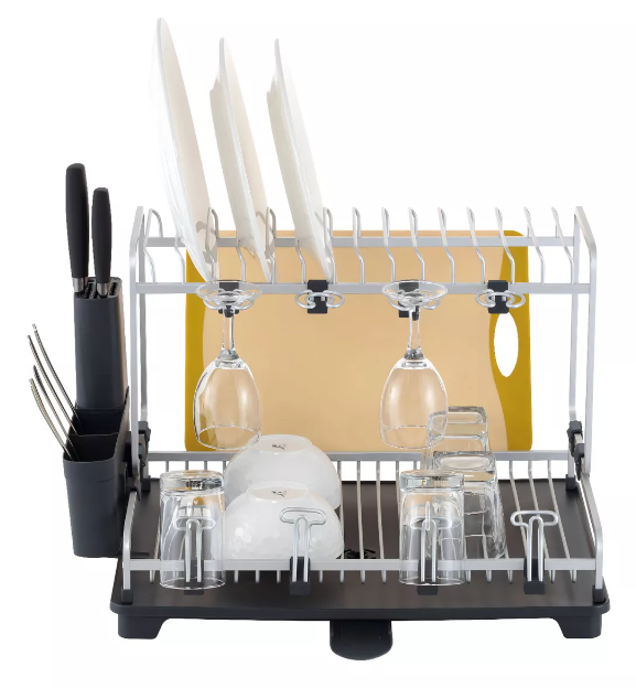 Modern%20Design%20Aluminum%202%20Tier%20Dish%20Rack%20Drying%20Drainer%20Board%20%20Tray%20Organiser%20-%20Long%20-%20Image%204