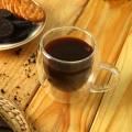 Bistro Heat Resistant Double Wall Glass Coffee Mug - Insulated Clear tea cup set – 1 pc. 
