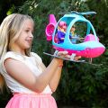 Barbi Travel Helicopter With Spinning Rotor. 