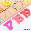 Educational learning letters numbers, Wooden Alphabet, Wooden Board , English Counting Alphabets, Baby Learning  Kids Learning Toys for Kids Toddlers Preschool Early Learning Educational Toys. 