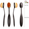 Professional Beauty Blender makeup foundation brush, Oval Brush, Oval Brush with beauty blender, Foundation brush, Foundation blending brush, Beauty blender, Professional Oval Loose Powder Toothbrush shaped Foundation Makeup Brush with FREE Beauty Blender. 