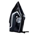 Original Geepas GSI7801N Wet and Dry Steam Iron with Ceramic Plate, Black, ( 2 Years Warranty ). 