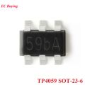 10pcs TP4054 TP4055 TP4065 TP4057 TP4059 SOT-23-5 SOT-23-6 54b 55b 57b 59b 65b Linear Lithium-ion Battery Charger IC Chip. 