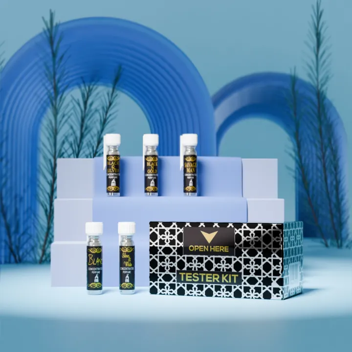 Daraz Sample Sample Set | 5 Samples Of Your Choice | French Attars | 1.5ml | Daraz.pk