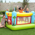 Bestway 93553 Fisher Price Jumping Bouncetastic Bouncer Gym Kids Inflatable Play Tube For Kids Jump O Lene Play Kids Jumping Castle Gym Inflatable Trampoline Play Bouncer With Your Friends & Family Perfect Gift For Your Baby Boy and Daughter. 