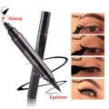 Miss Rose Makeup Liquid Black Eyeliner Pencil Quick Dry Waterproof With Stamp. 