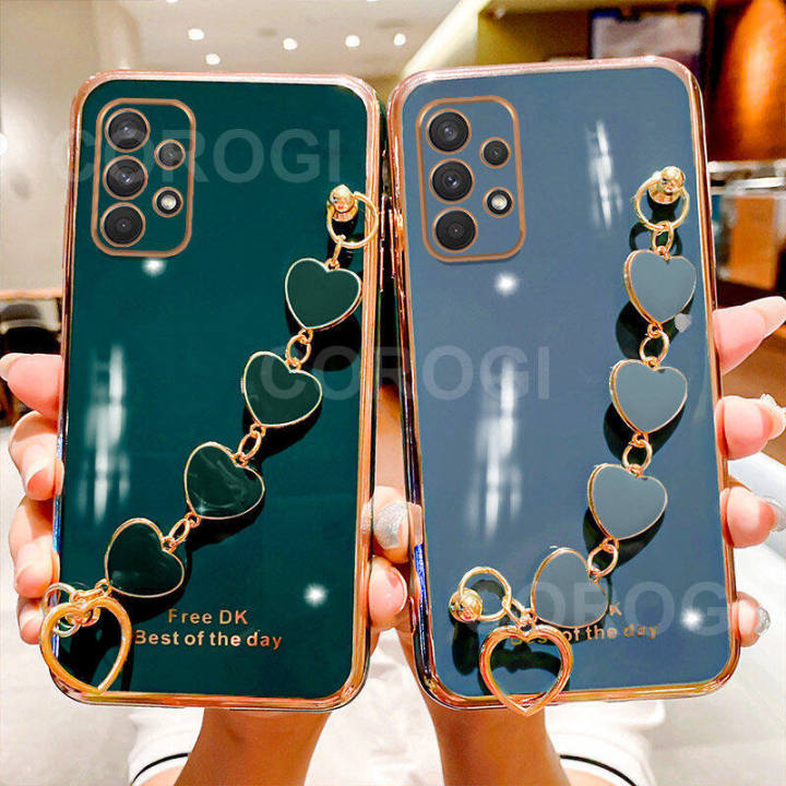 For%20Samsung%20Galaxy%20A32%204G%20Back%20Cover%20with%203D%20Love%20Heart%20Wristband%20Chain%20Fashion%20Bracelet%20Shiny%20Plating%20Phone%20Case%20Soft%20Silicone%20Bumper%20Protective%20Cover%20-%20Image%204