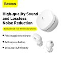 BASEUS WM01 Wireless Earbuds - TWS Bluetooth 5.3 Earphones - Deep Bass Sound Waterproof Mini Sports Earphones for iOS/Android Headphones. 