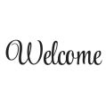 Welcome Hello Stencil Words Letters Front Door Sticker Room Accessories. 