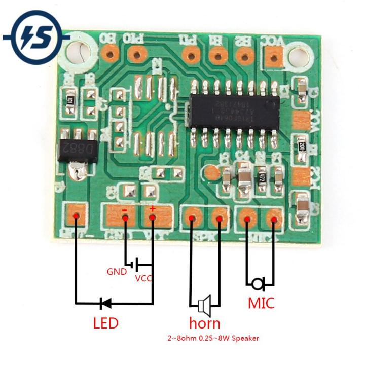 【Universal Car Parts Store】DIY Sound Module Toy Voice Intelligent Playback Module IC Board Voice Change Gift Accessaries DC 3V-5V