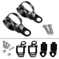 Holder Universal Black Fork Clamp Turn Signal Metal For 30-45mm 190*45*30mm Headlight Motorcycle. 