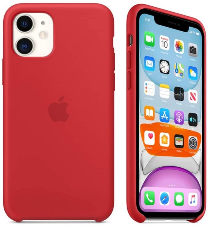 Original%20Iphone%2011%20Silicone%20Cover%20Soft-Touch%20Finish%20Back%20Protective%20Case%20For%20iPhone%2011%20Red%20-%20Image%203
