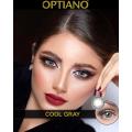 Optiano Cool Gray Daily Wear Eyesight Lenses | All Contact Lenses Number Available with ( Complete Kit ). 