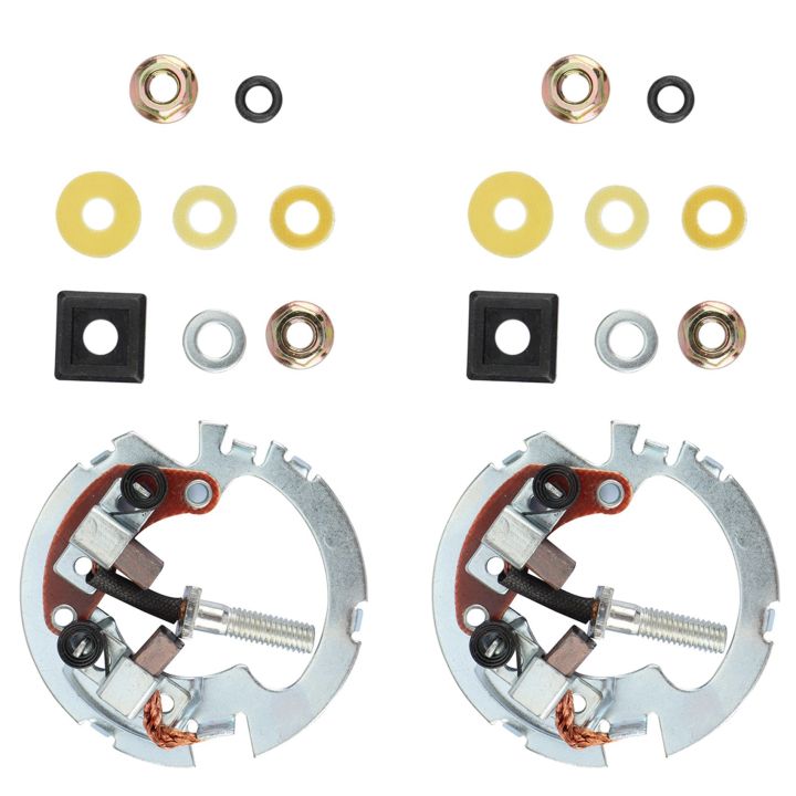 OUMERY 2X for 250 350 400 450 500 Rancher Foreman Recon Brush Plate Rebuild Kit 31206-MN4-008