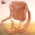 crochet mobile pouch / phone cover / crochet Handmade mobile phone cover/ woolen pouch / , Cover, Cell Bag, Phone Pouch,. 