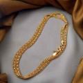 GOLDEN CHAIN ITALIAN TWIST  Trendy Sytlish Golden Alloy Chain. 