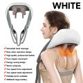 Neck and Shoulder Massager with Heat, Portable Massage Pillow, Shiatsu Back Shoulder and Neck Massager with Heat, 5D Kneading Neck Massager, for Pain Relief Deep Tissue. 