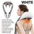 Neck and Shoulder Massager with Heat, Portable Massage Pillow, Shiatsu Back Shoulder and Neck Massager with Heat, 5D Kneading Neck Massager, for Pain Relief Deep Tissue. 